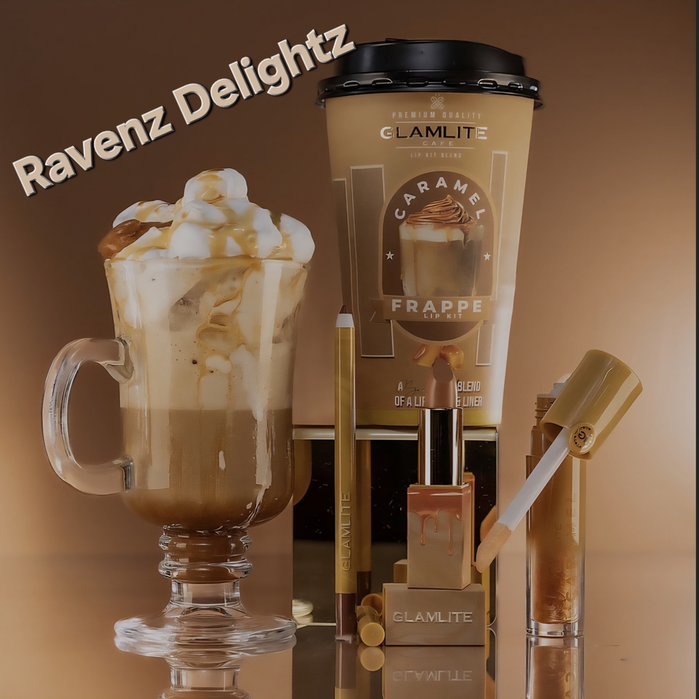 Glamlite Caramel Frappe Lip Gloss Set - Brown